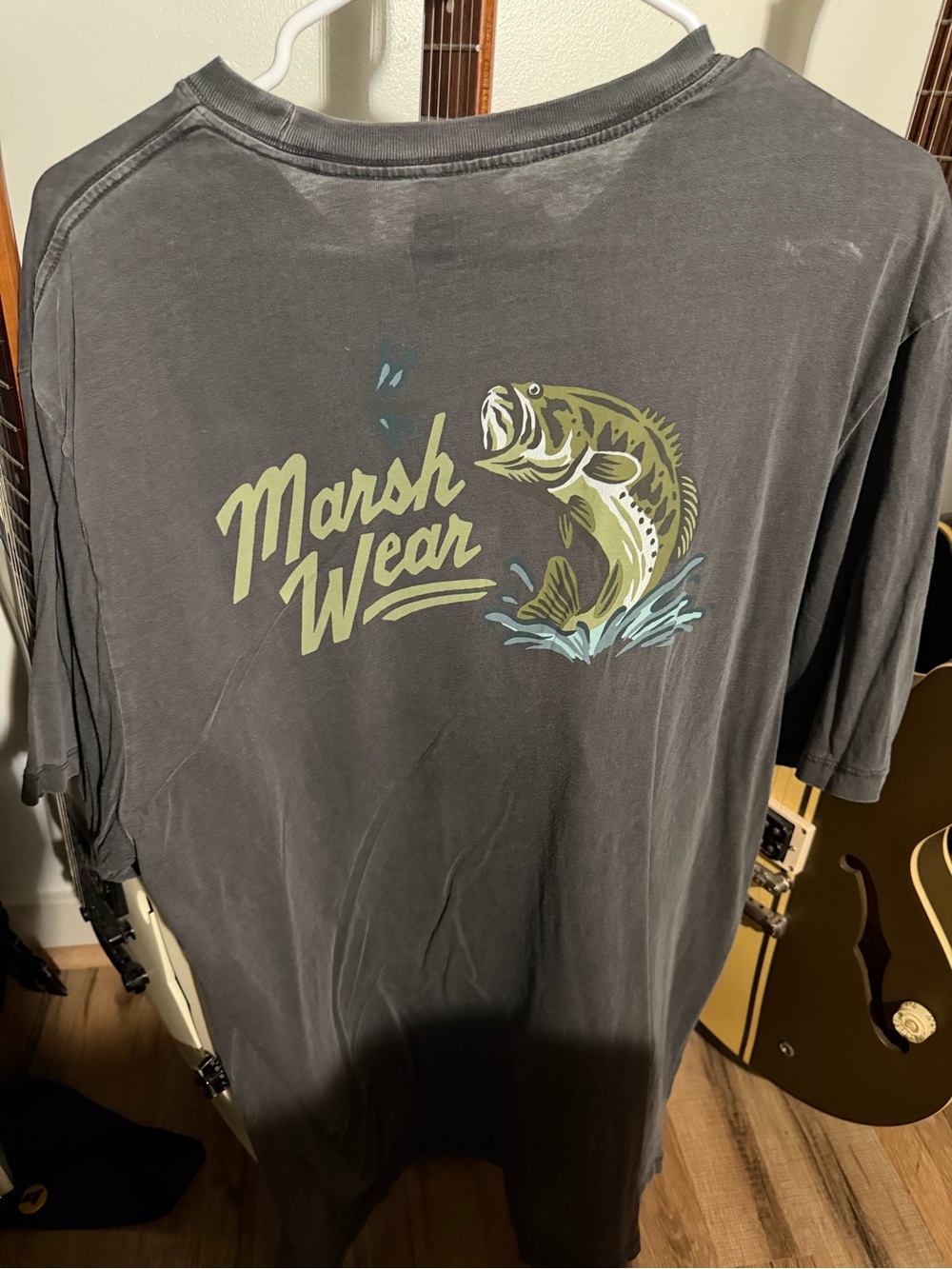 Marsh Wear Men's Short Sleeve Graphic Tee — Charcoal